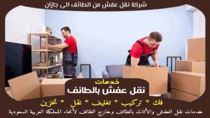 شركة نقل عفش من الطائف الى جازان